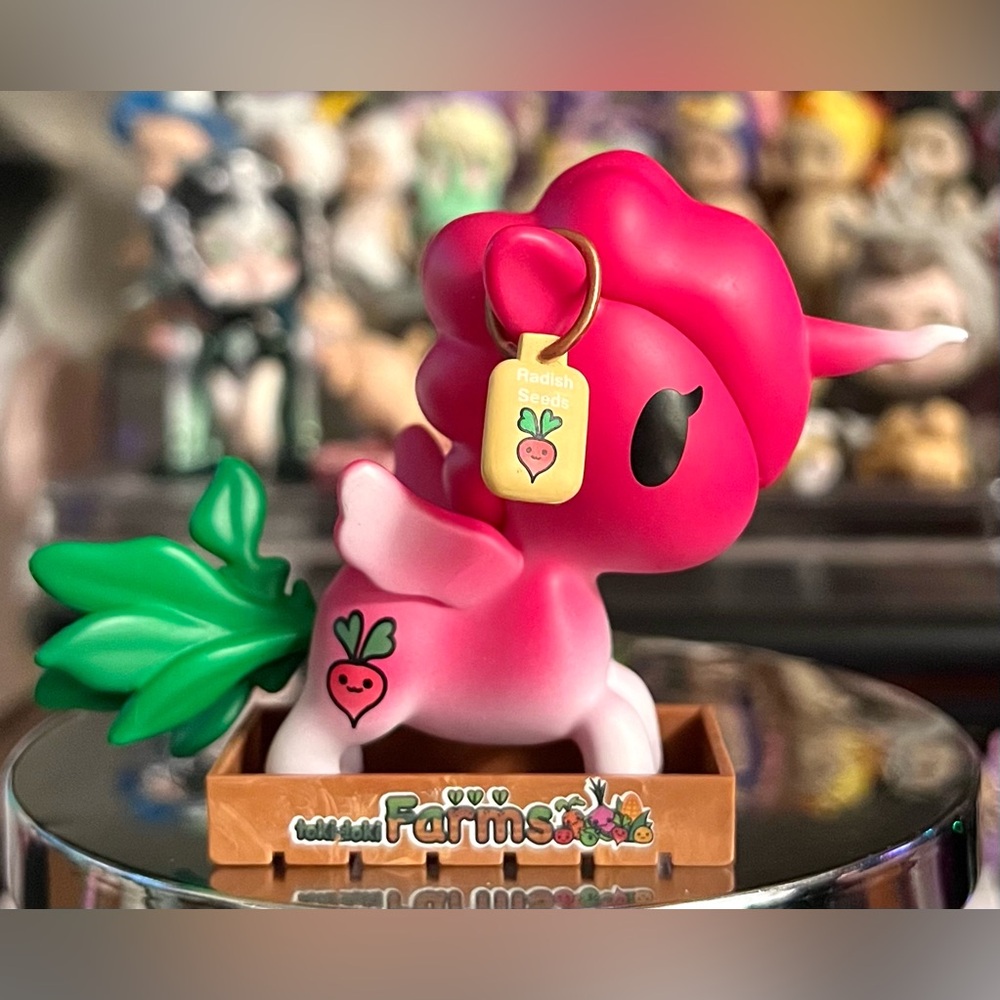 Tokidoki Rad Radish Veggie Unicorno Series Collectible Art Figure